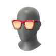 Crisp Red Glasses