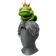 Frog King Cap