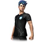 Conjunto Uniforme negro de la BFF