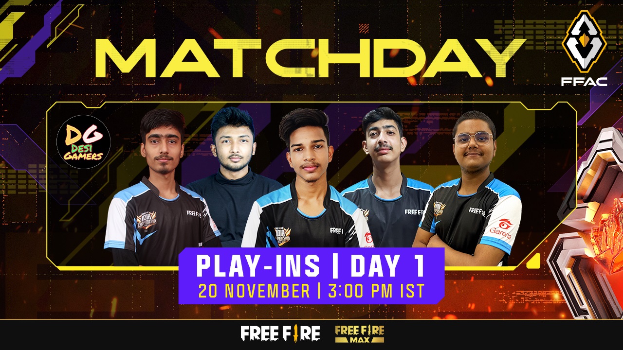 [HINDI] Free Fire Asia Championship Play-Ins | Day 1