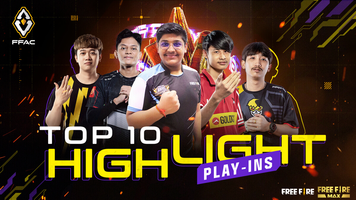 FFAC Play-ins Highlights | Top 10 Plays | Free Fire Asia Championship 2021