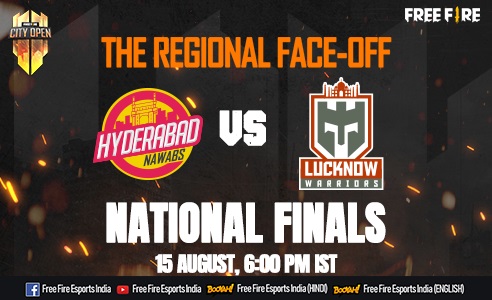 Free Fire City Open National Finals: Hyderabad Nawabs VS Lucknow Warriors Free Fire City Open National Finals: Hyderabad Nawabs VS Lucknow Warriors