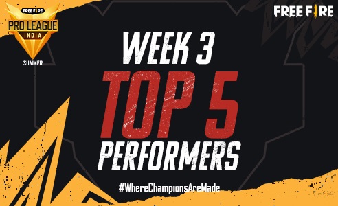Free Fire Pro League 2021 Summer: Top 5 Performers (Week 3) Free Fire Pro League 2021 Summer: Top 5 Performers (Week 3)