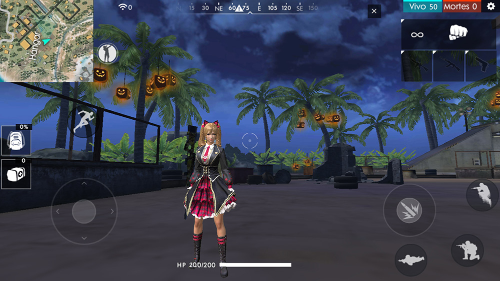 Free Fire - Ilha de inicio