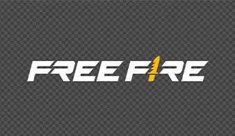 FREE FIRE LOGO (White)